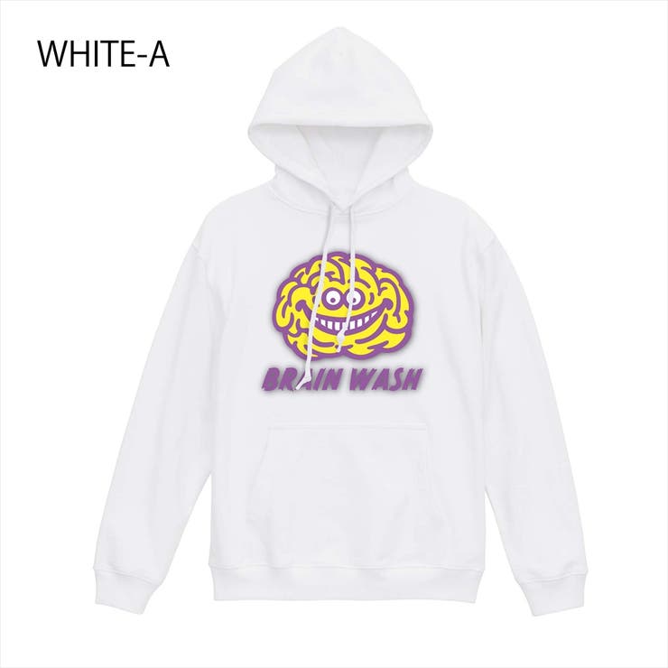 ホワイト-A | NOBOUND プルパーカー スウェット | printrium