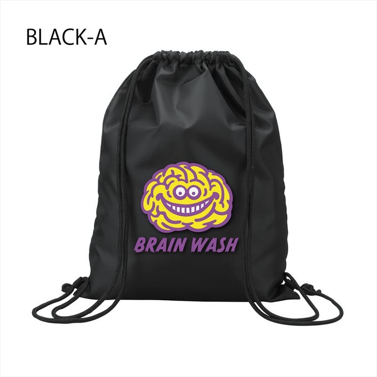 ブラック-A | NOBOUND ナップサック ポップブレイン | printrium