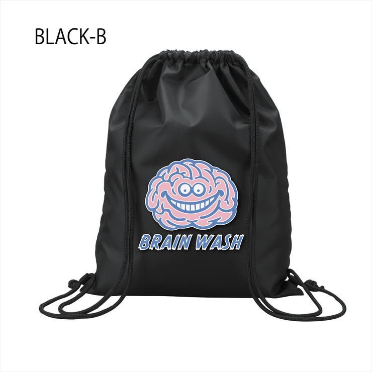 ブラック-B | NOBOUND ナップサック ポップブレイン | printrium