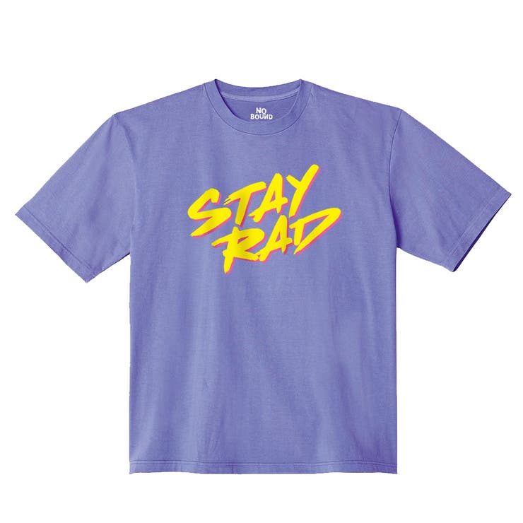 ダスティーブルー | NOBOUND 半袖Tシャツ メッセージ | printrium