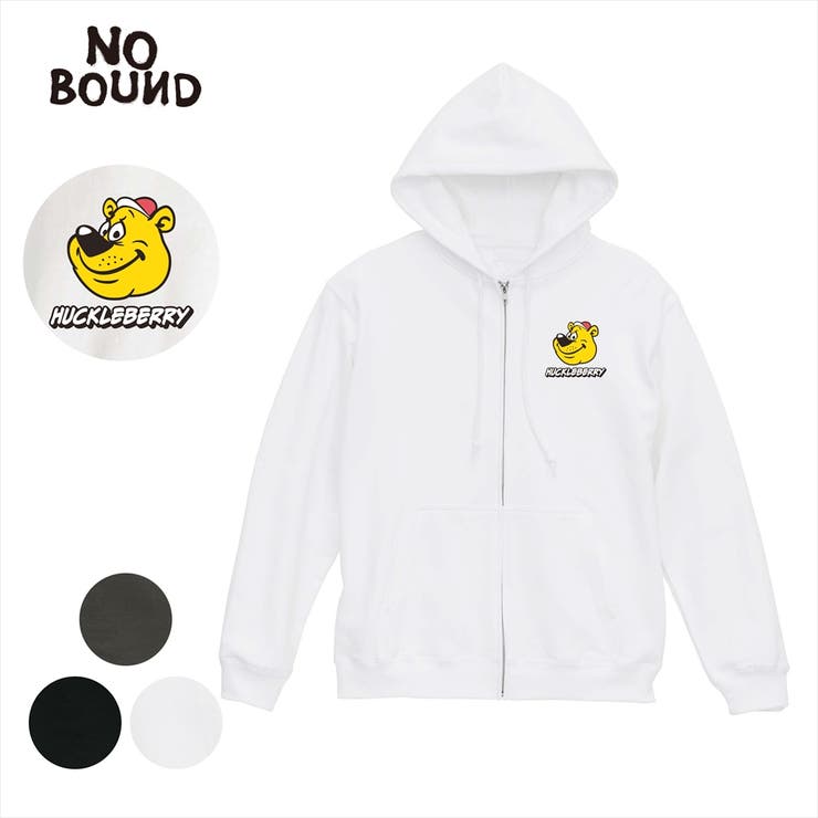 NOBOUND ジップパーカー スウェット | printrium | 詳細画像1 