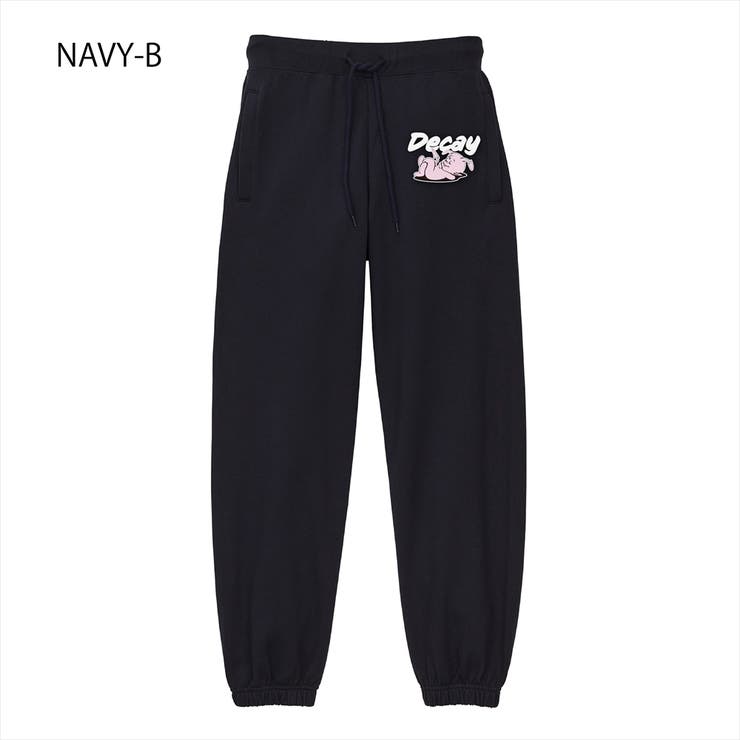 ネイビー-B | NOBOUND スウェットパンツ ディケイ | printrium