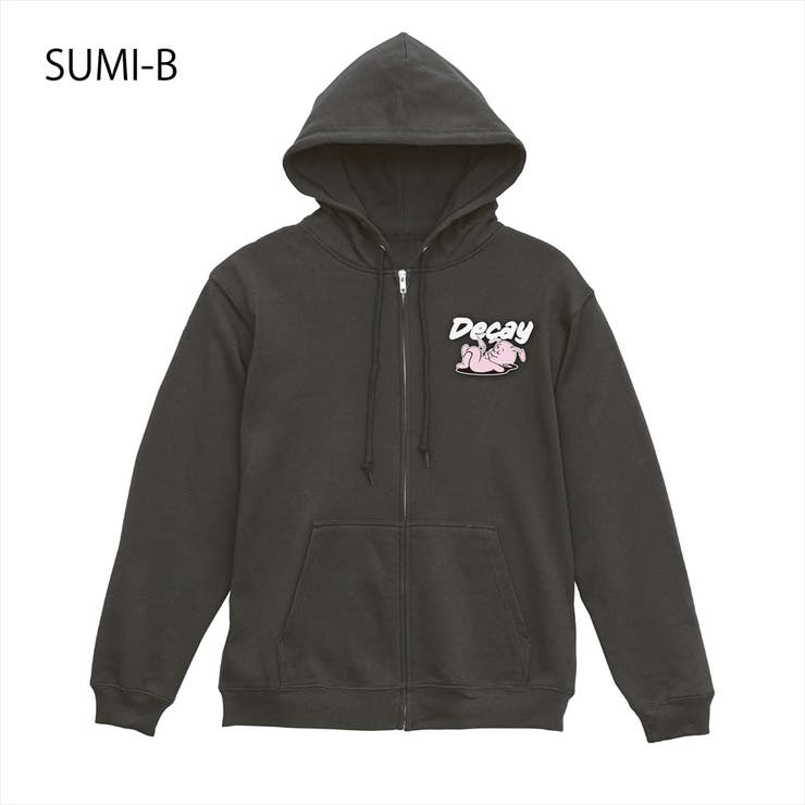 スミ-B | NOBOUND ジップパーカー スウェット | printrium