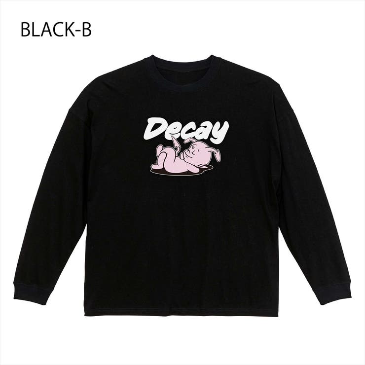 ブラック-B | NOBOUND（ノーバウンド） 長袖Tシャツ ディケイ | printrium