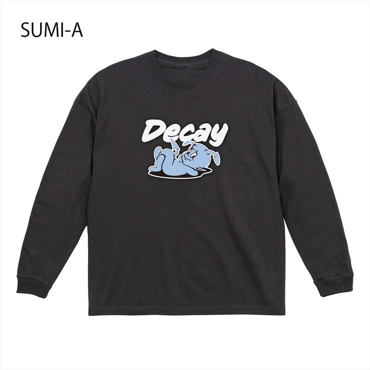 スミ-A | NOBOUND（ノーバウンド） 長袖Tシャツ ディケイ | printrium