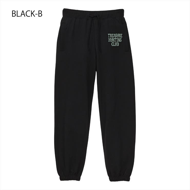 ブラック-B | NOBOUND スウェットパンツ ボーンロゴ | printrium