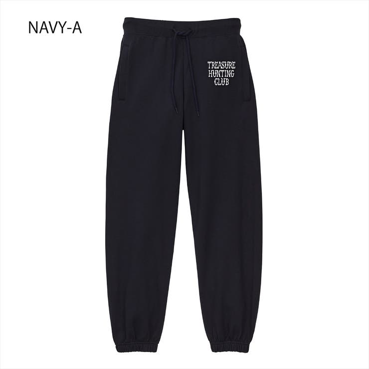 ネイビー-A | NOBOUND スウェットパンツ ボーンロゴ | printrium