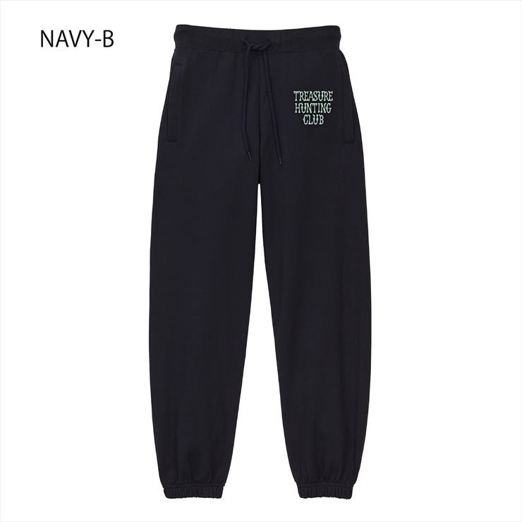 ネイビー-B | NOBOUND スウェットパンツ ボーンロゴ | printrium