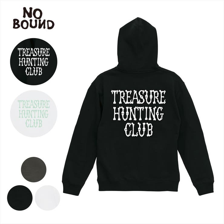 NOBOUND ジップパーカー スウェット | printrium | 詳細画像1 