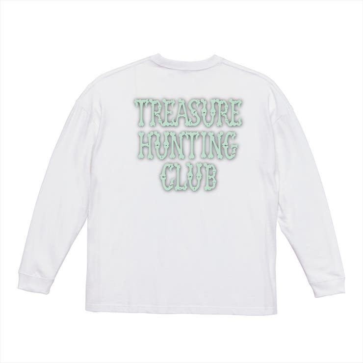 ホワイト | NOBOUND 長袖Tシャツ ボーンロゴ | printrium