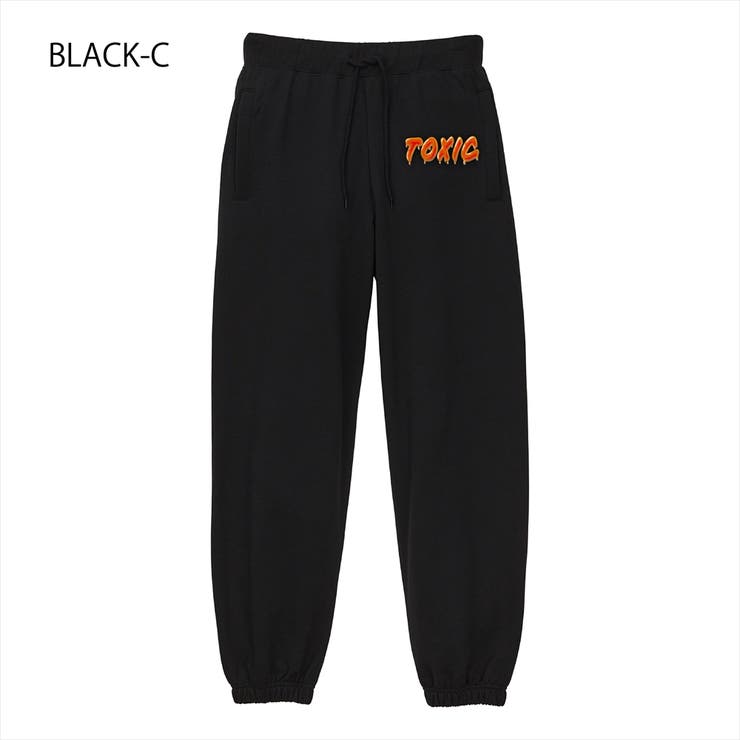 ブラック-C | NOBOUND スウェットパンツ メルティングTOXIC | printrium