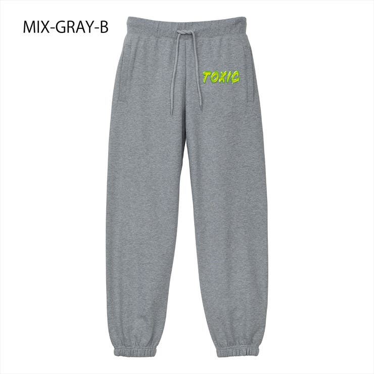 ミックスグレー-B | NOBOUND スウェットパンツ メルティングTOXIC | printrium