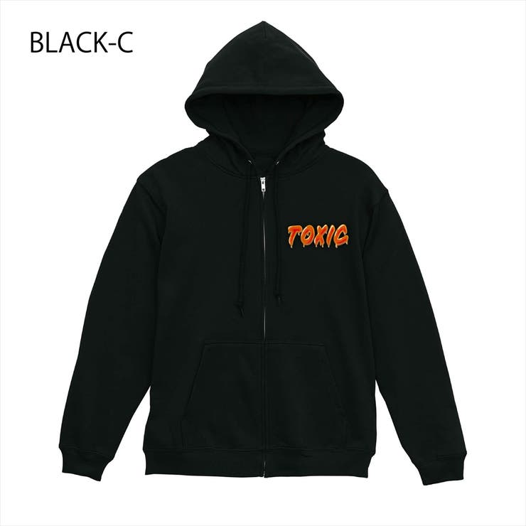 ブラック-C | NOBOUND ジップパーカー スウェット | printrium