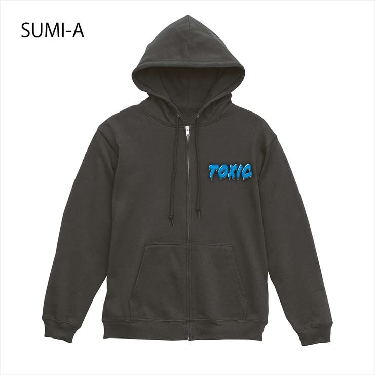 スミ-A | NOBOUND ジップパーカー スウェット | printrium