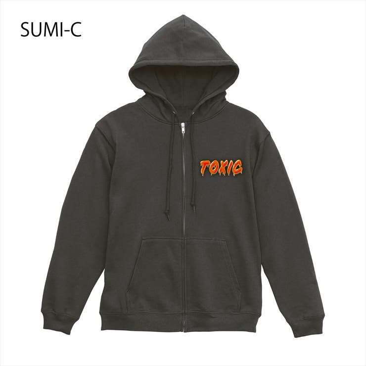 スミ-C | NOBOUND ジップパーカー スウェット | printrium