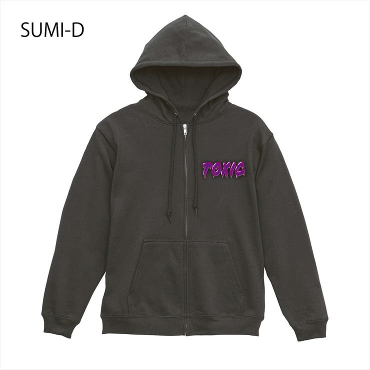 スミ-D | NOBOUND ジップパーカー スウェット | printrium