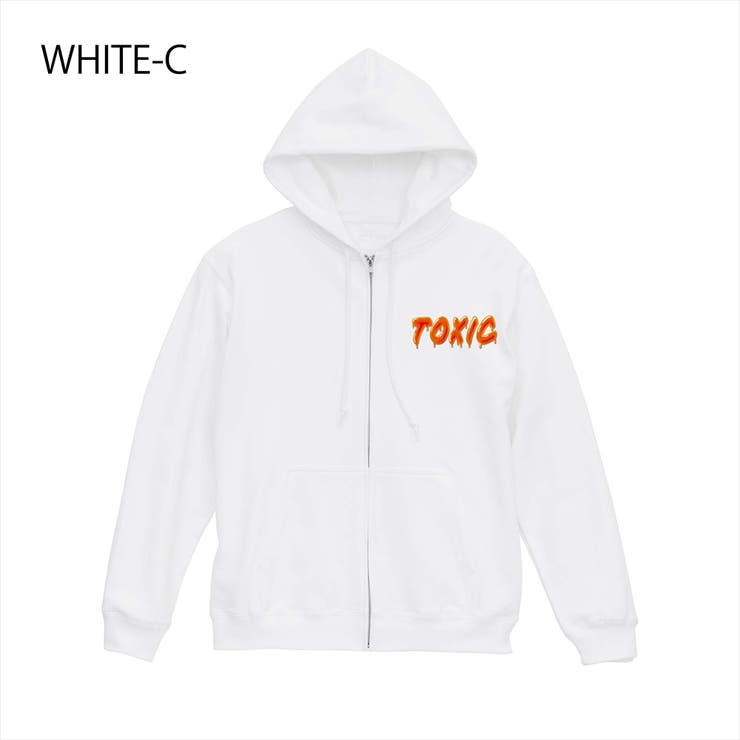 ホワイト-C | NOBOUND ジップパーカー スウェット | printrium