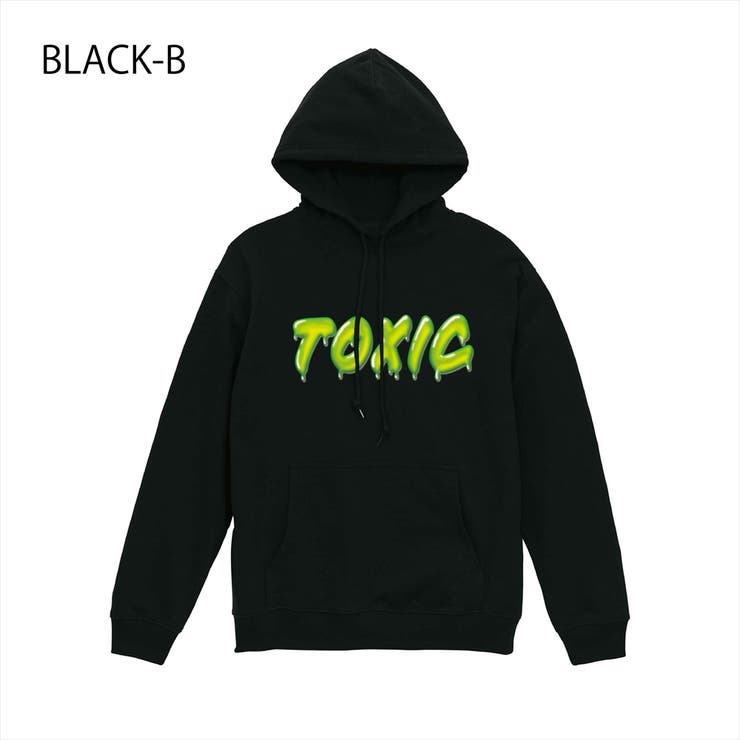 ブラック-B | NOBOUND プルパーカー スウェット | printrium