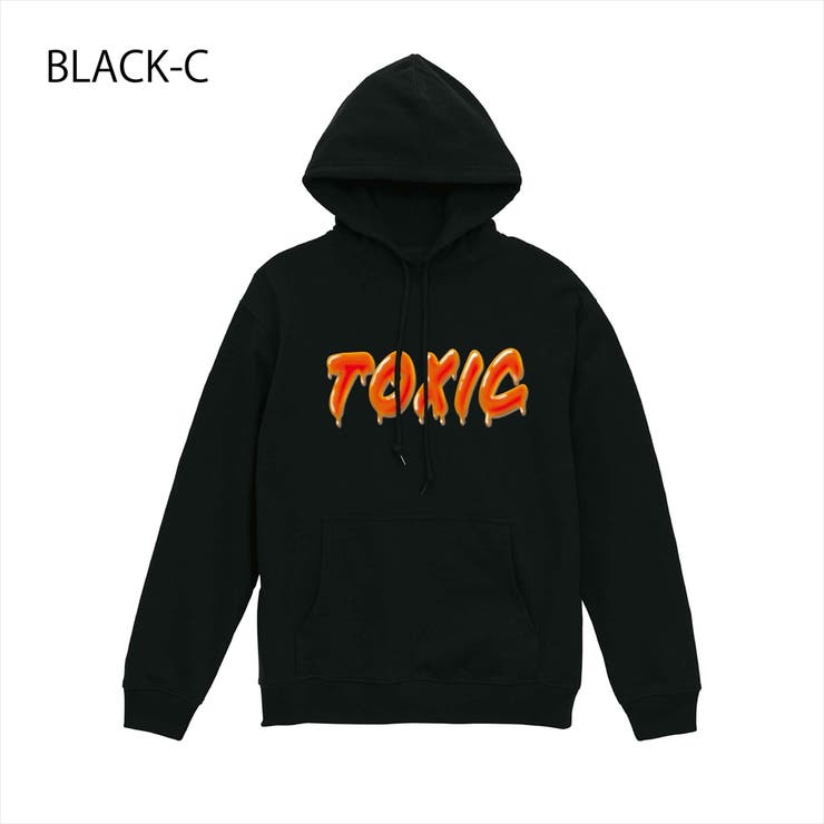 ブラック-C | NOBOUND プルパーカー スウェット | printrium