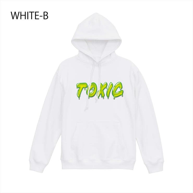 ホワイト-B | NOBOUND プルパーカー スウェット | printrium