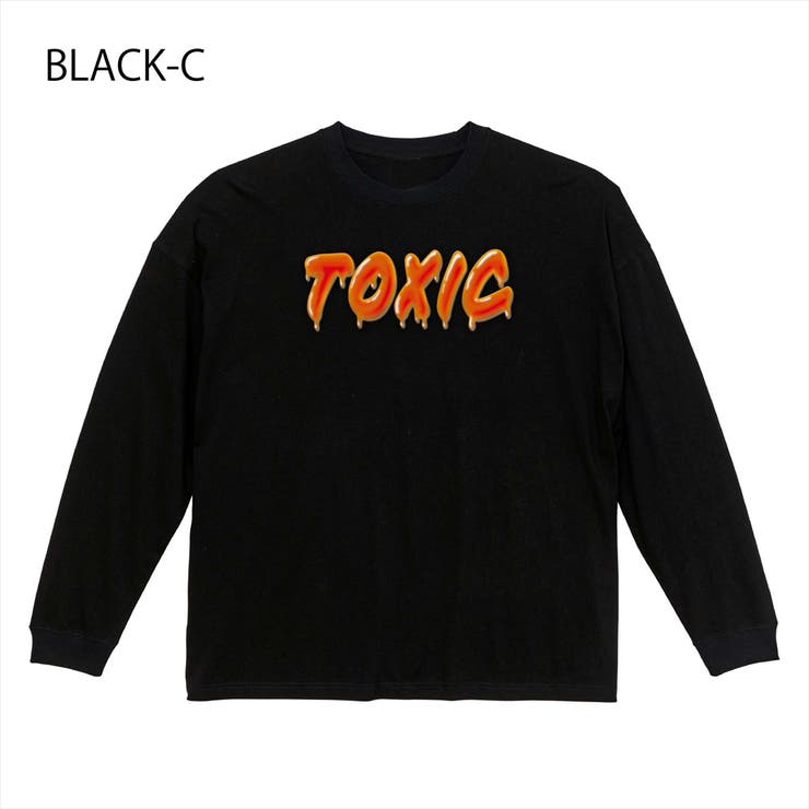 ブラック-C | NOBOUND（ノーバウンド） 長袖Tシャツ メルティングTOXIC | printrium