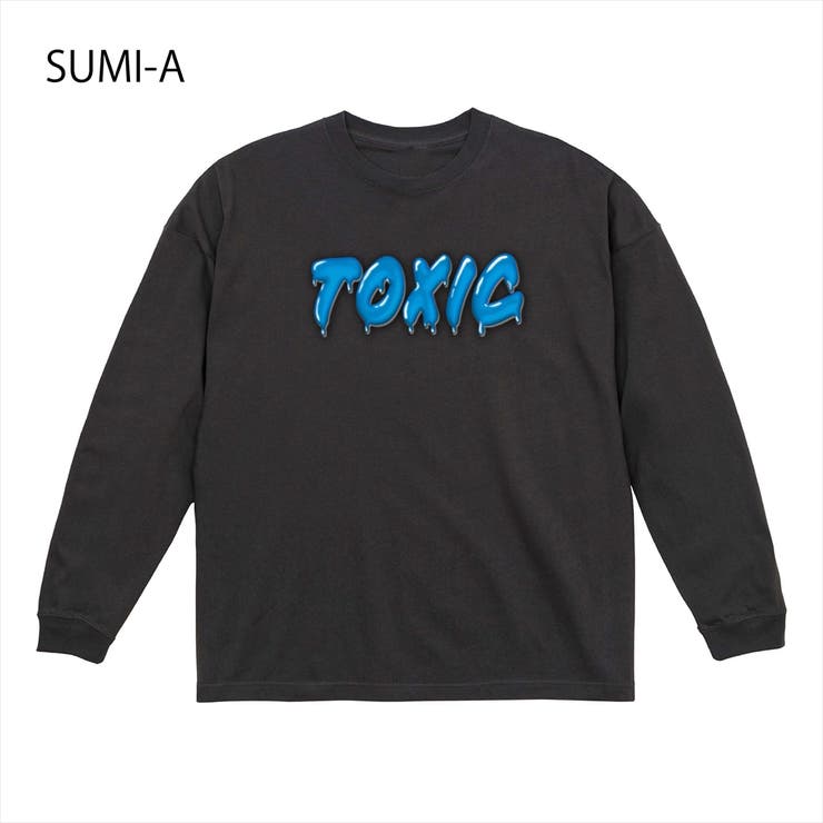 スミ-A | NOBOUND（ノーバウンド） 長袖Tシャツ メルティングTOXIC | printrium