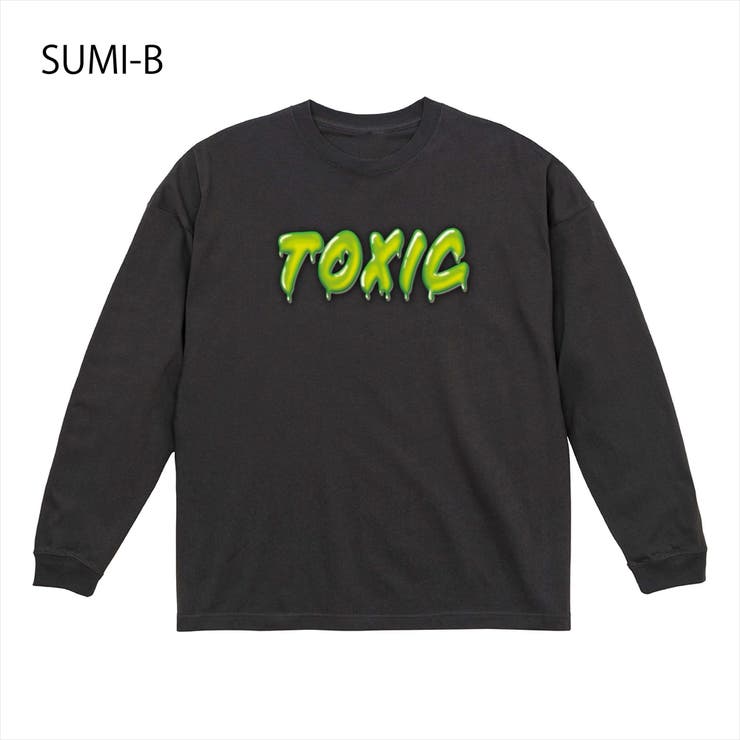 スミ-B | NOBOUND（ノーバウンド） 長袖Tシャツ メルティングTOXIC | printrium
