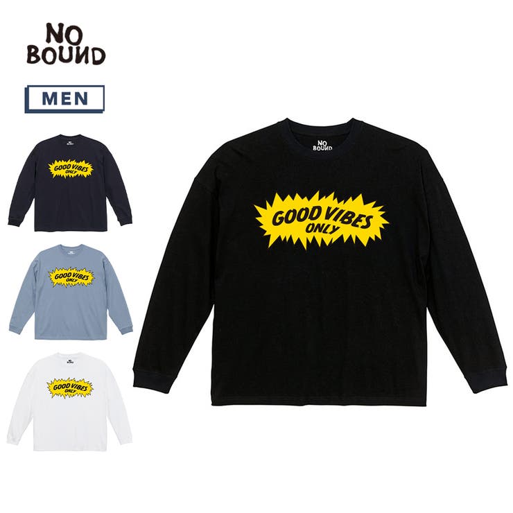 NOBOUND 長袖Tシャツ ロゴ | printrium | 詳細画像1 