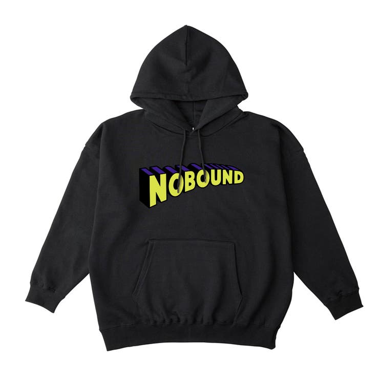 ブラック | NOBOUND プルパーカー スウェット | printrium