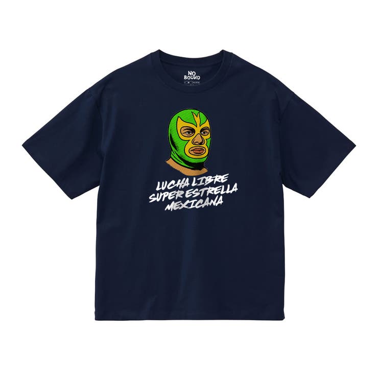 ネイビー | NOBOUND 半袖Tシャツ ロゴ | printrium