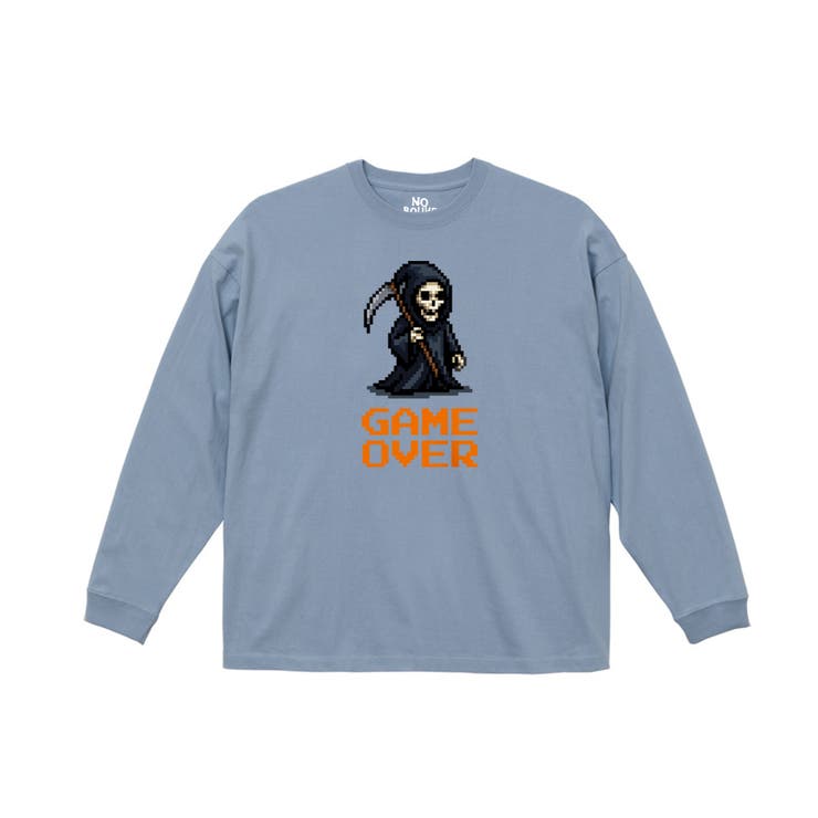 アシッドブルー | NOBOUND 長袖Tシャツ ゲームイラスト | printrium