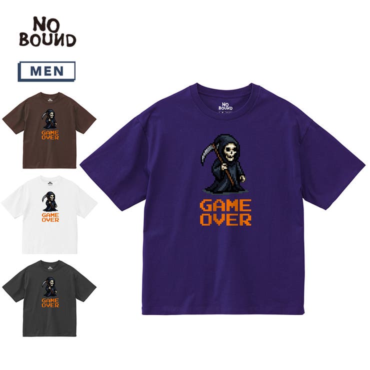 NOBOUND 半袖Tシャツ ゲームイラスト | printrium | 詳細画像1 