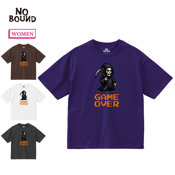 NOBOUND 半袖Tシャツ ゲームイラスト | printrium | 詳細画像1 