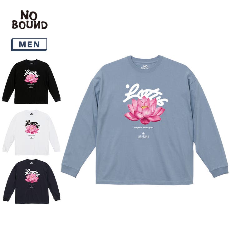 NOBOUND 長袖Tシャツ 蓮 | printrium | 詳細画像1 