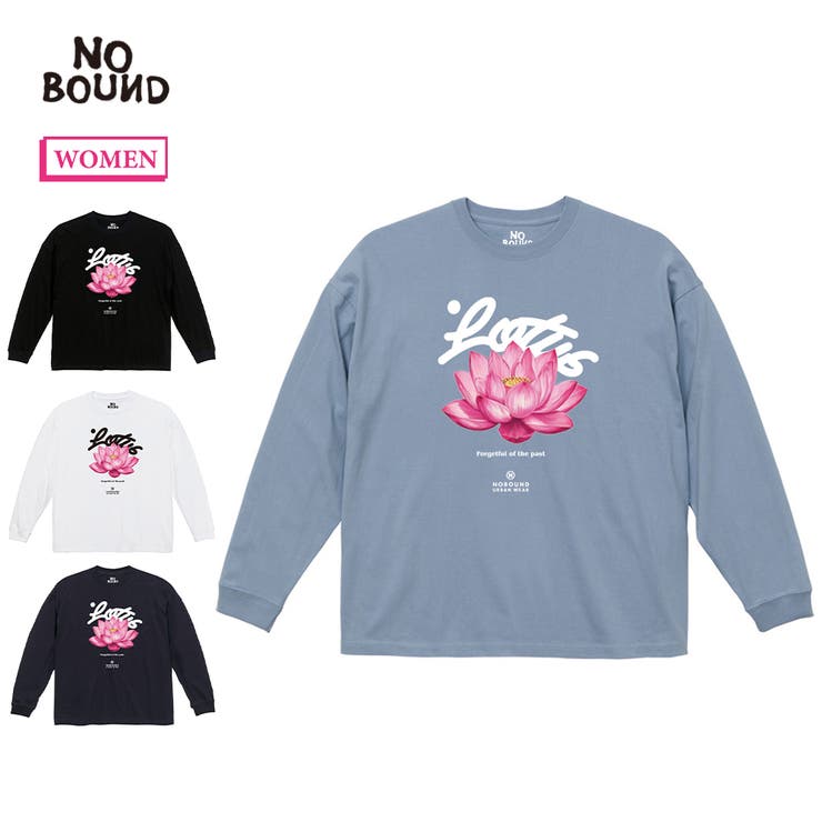 NOBOUND（ノーバウンド） 長袖Tシャツ 蓮 | printrium | 詳細画像1 