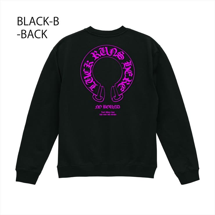 ブラック-B | NOBOUND（ノーバウンド） トレーナー スウェット | printrium