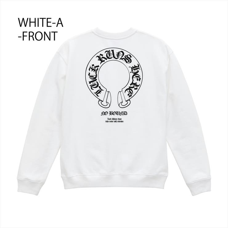 ホワイト-A | NOBOUND（ノーバウンド） トレーナー スウェット | printrium