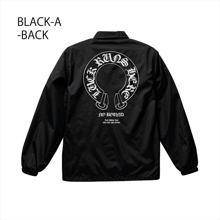ブラック-A | NOBOUND（ノーバウンド） コーチジャケット ホースシュー | printrium