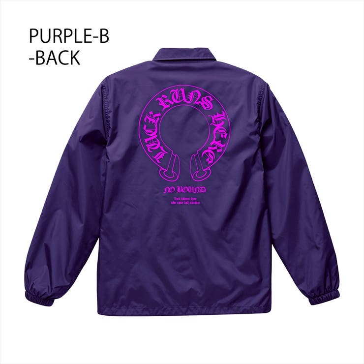 パープル-B | NOBOUND（ノーバウンド） コーチジャケット ホースシュー | printrium