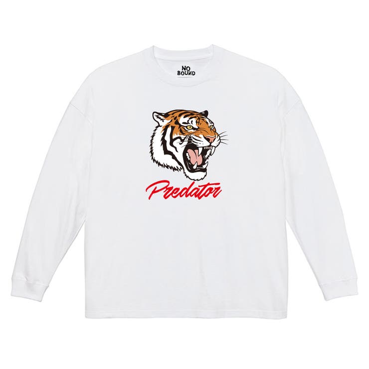 ホワイト | NOBOUND（ノーバウンド） 長袖Tシャツ メンズ | printrium