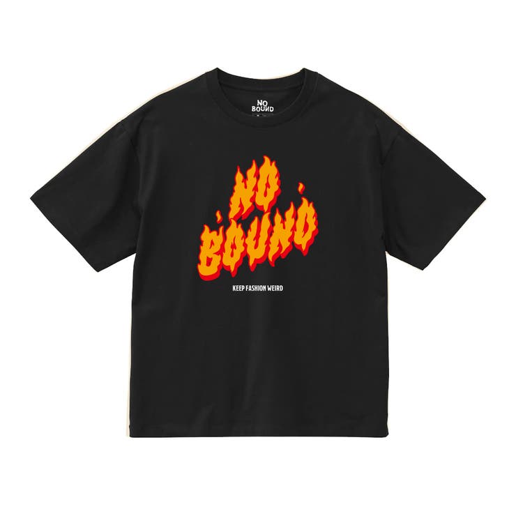 ブラック | NOBOUND（ノーバウンド） 半袖Tシャツ メンズ | printrium