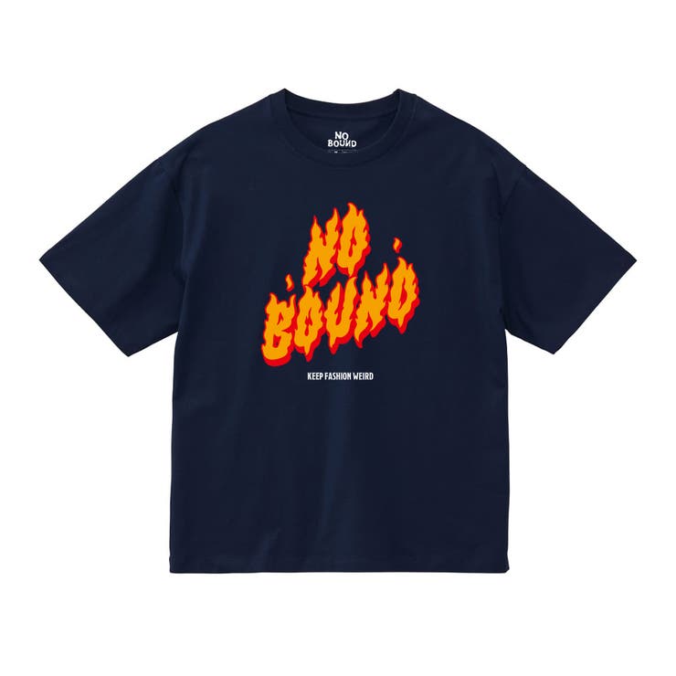 ネイビー | NOBOUND（ノーバウンド） 半袖Tシャツ メンズ | printrium