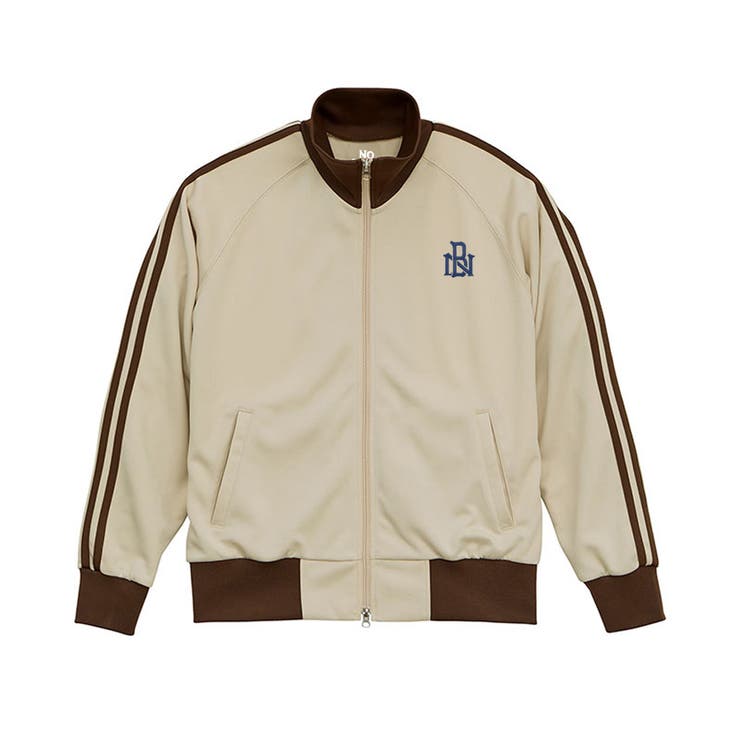 サンドベージュ×ダークブラウン | NOBOUND（ノーバウンド） トラックジャケット レディース | printrium