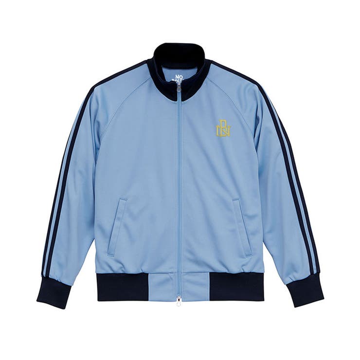 サックス×ネイビー | NOBOUND（ノーバウンド） トラックジャケット レディース | printrium