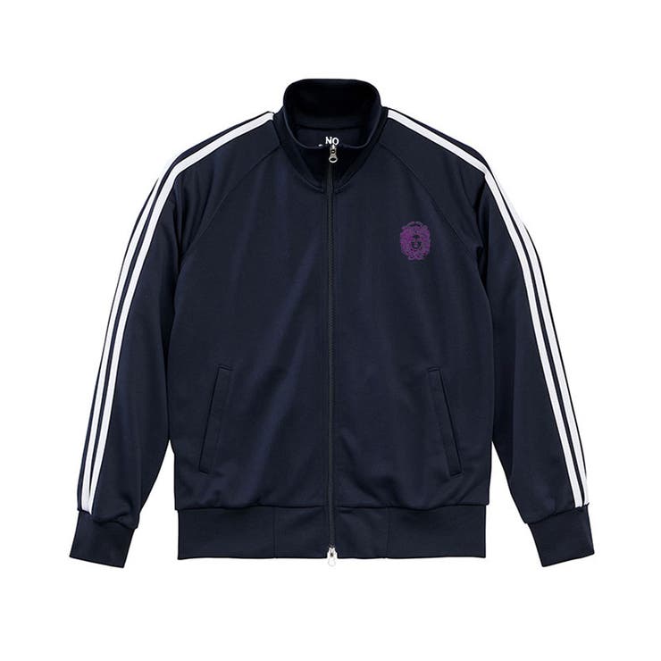 ネイビー×ホワイト | NOBOUND（ノーバウンド） トラックジャケット レディース | printrium