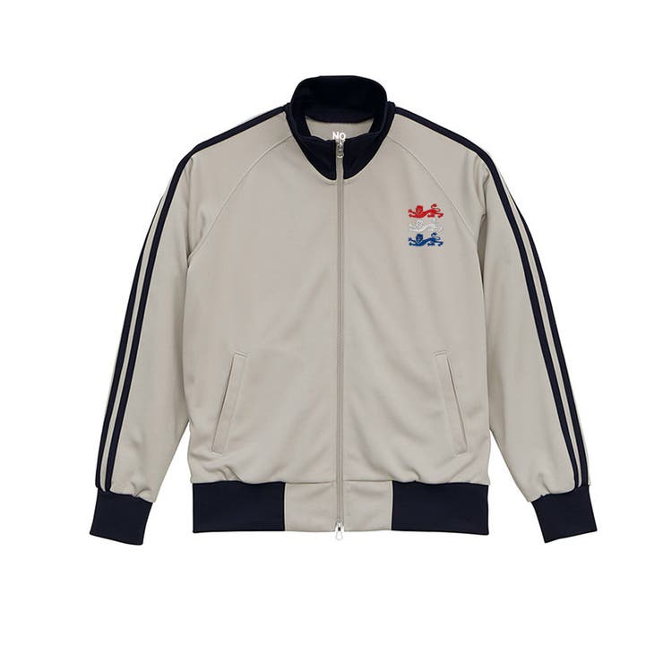 ライトグレー×ネイビー | NOBOUND（ノーバウンド） トラックジャケット レディース | printrium