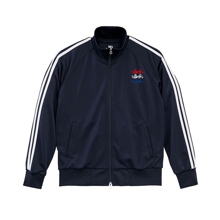 ネイビー×ホワイト | NOBOUND（ノーバウンド） トラックジャケット レディース | printrium