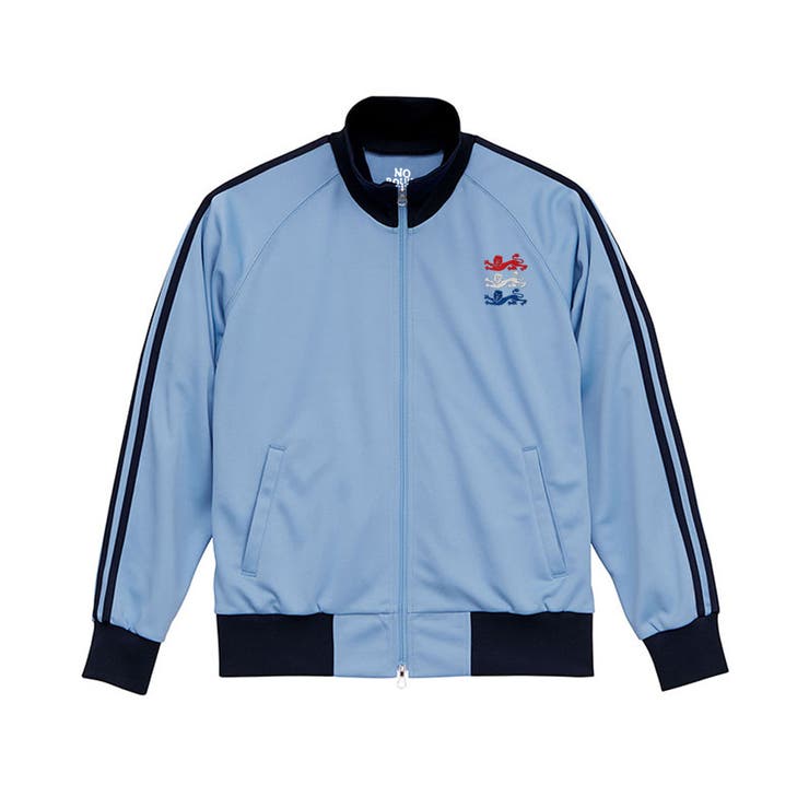 サックス×ネイビー | NOBOUND（ノーバウンド） トラックジャケット レディース | printrium