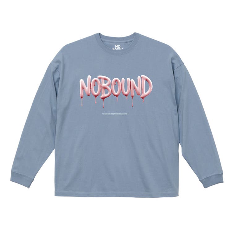 アシッドブルー | NOBOUND（ノーバウンド） 長袖Tシャツ メンズ | printrium