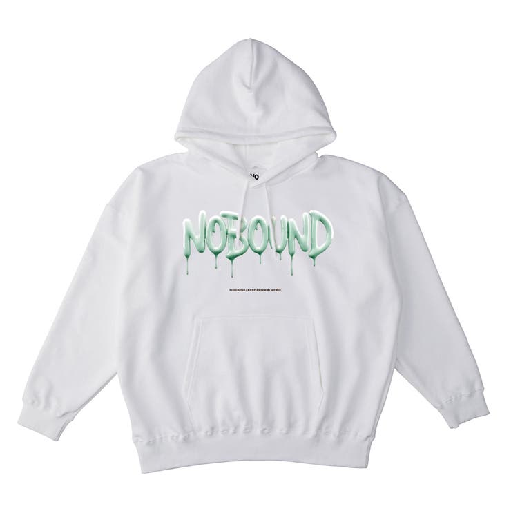 ホワイト | NOBOUND（ノーバウンド） プルパーカー メンズ | printrium